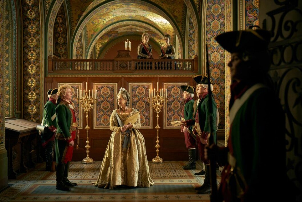 En bild från tv-serien Catherine The Great, som har premiär på HBO den 3 oktober 2019.