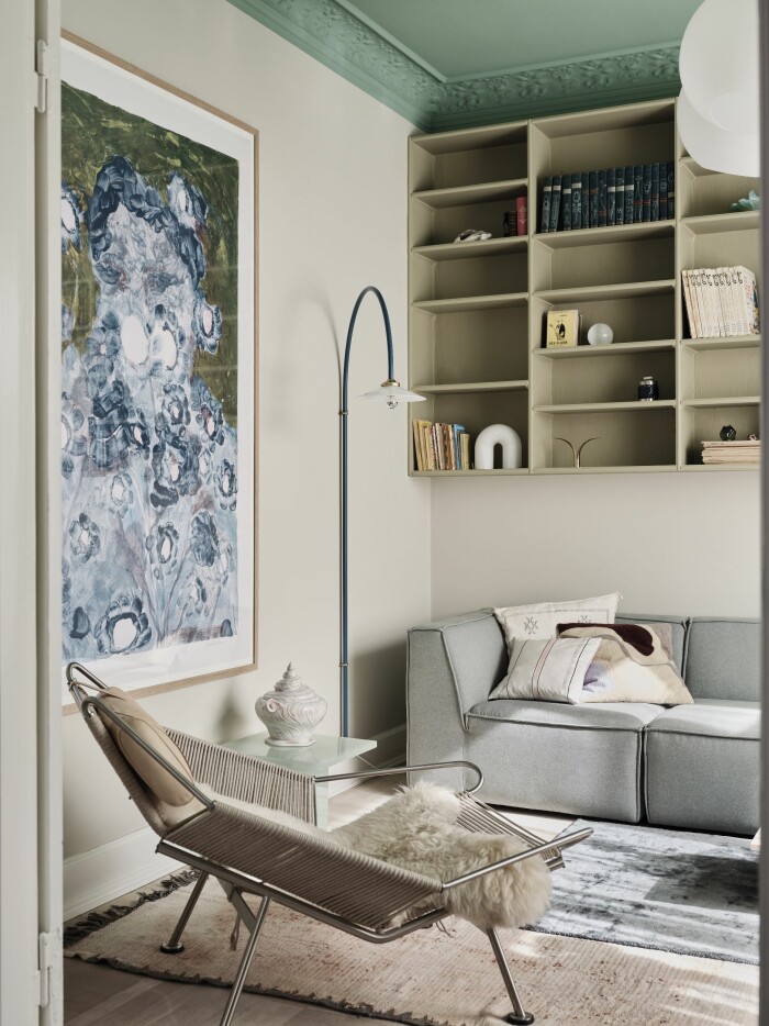 Hemma hos Cathrine de Lichtenberg ELLE Decoration lampa Valerie objects