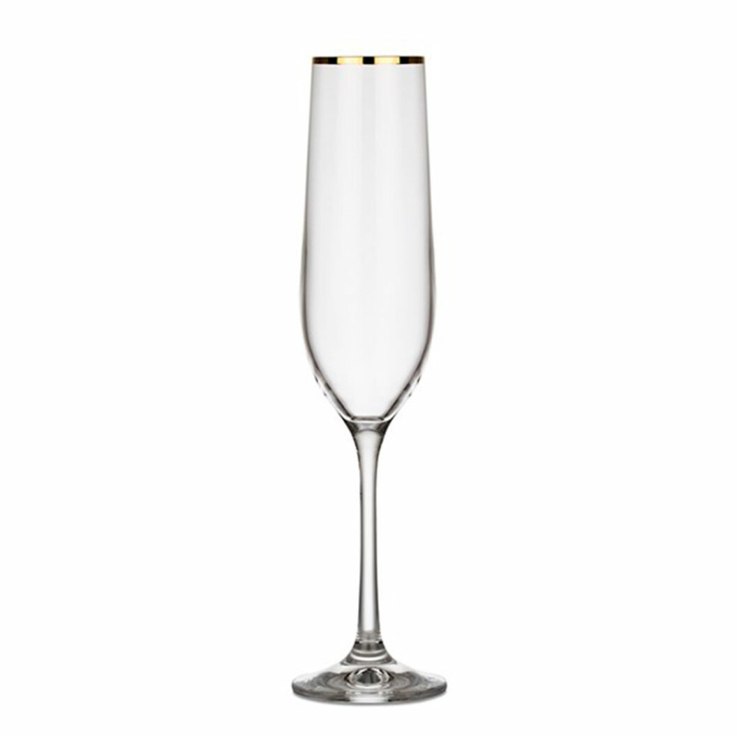 Champagneglas Table Top Stories