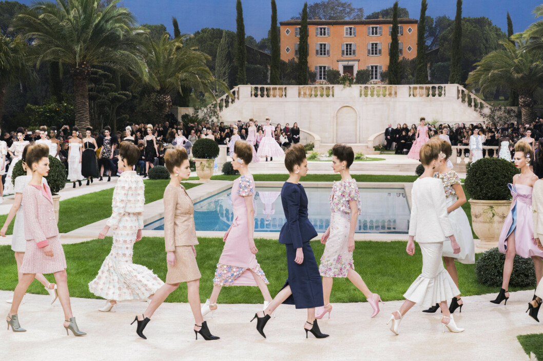 Chanel Haute Couture Paris, modeller på catwalken.