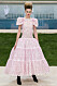 Chanel Haute Couture Paris, rosa spetsklänning.