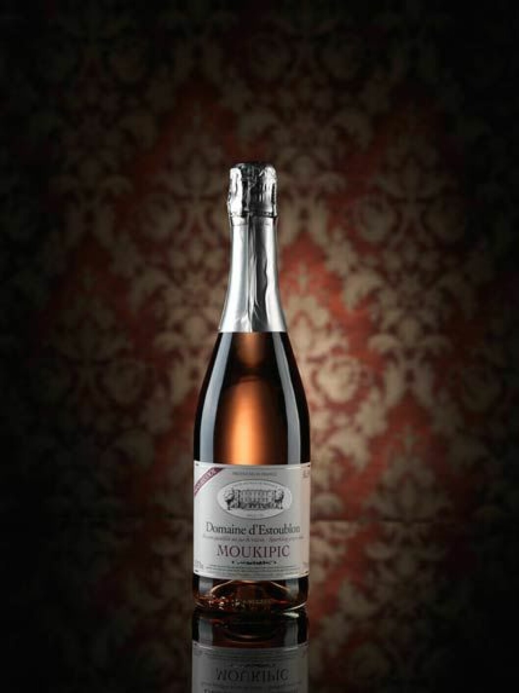 Moukipic, ett bubblande alkoholfritt rosé.