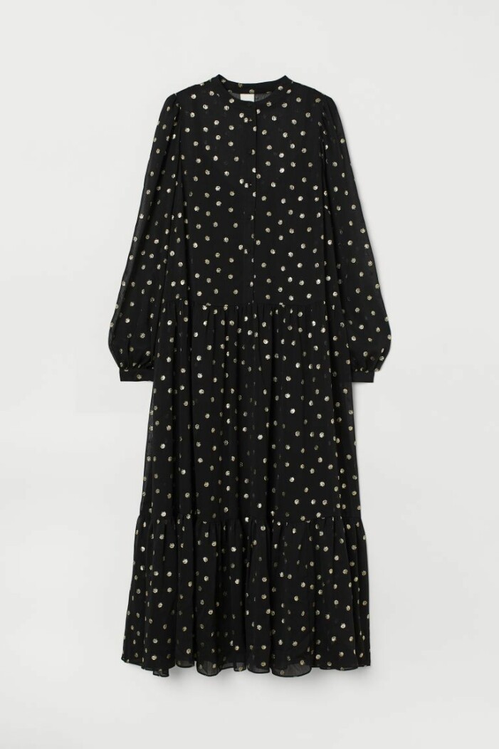 chiffongklänning H&M