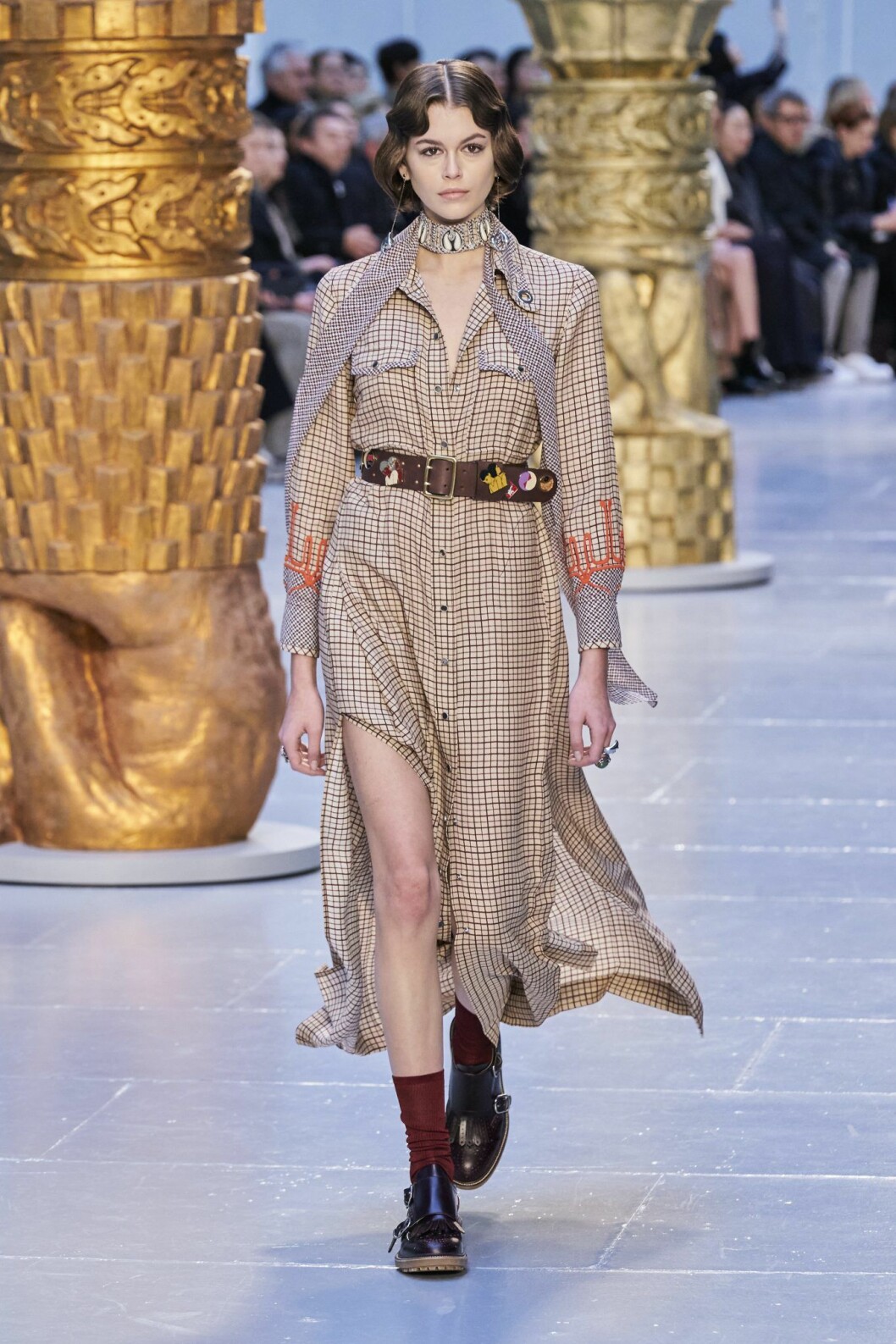 Chloé AW20 Rutigklänning Chloé