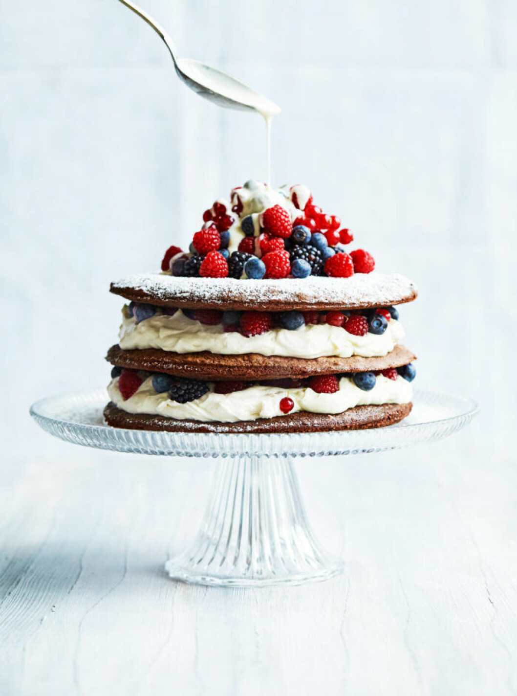 Chokladdröm med vit chokladmousse. Recept på chokladdröm med vit chokladmousse