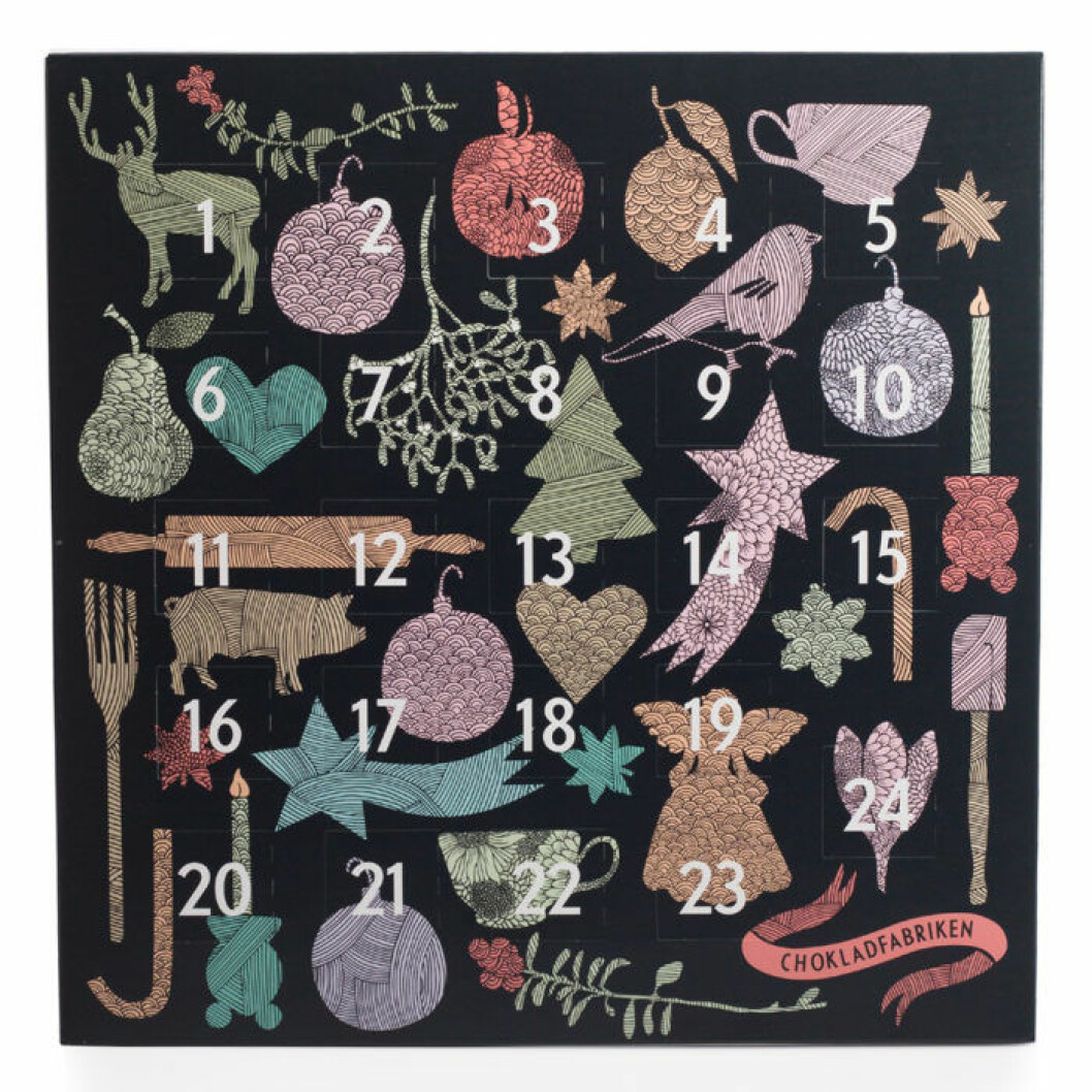 Chokladkalender från Chokladfabriken, 150 kr. Chokladkalender från Chokladfabriken, 150 kr.