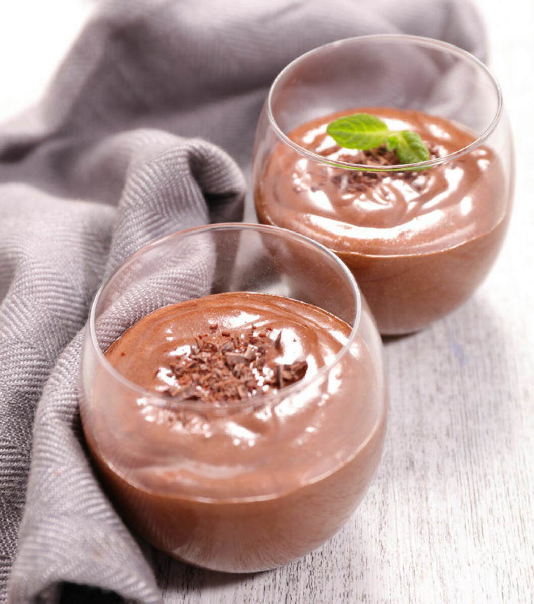 Chokladmousse.