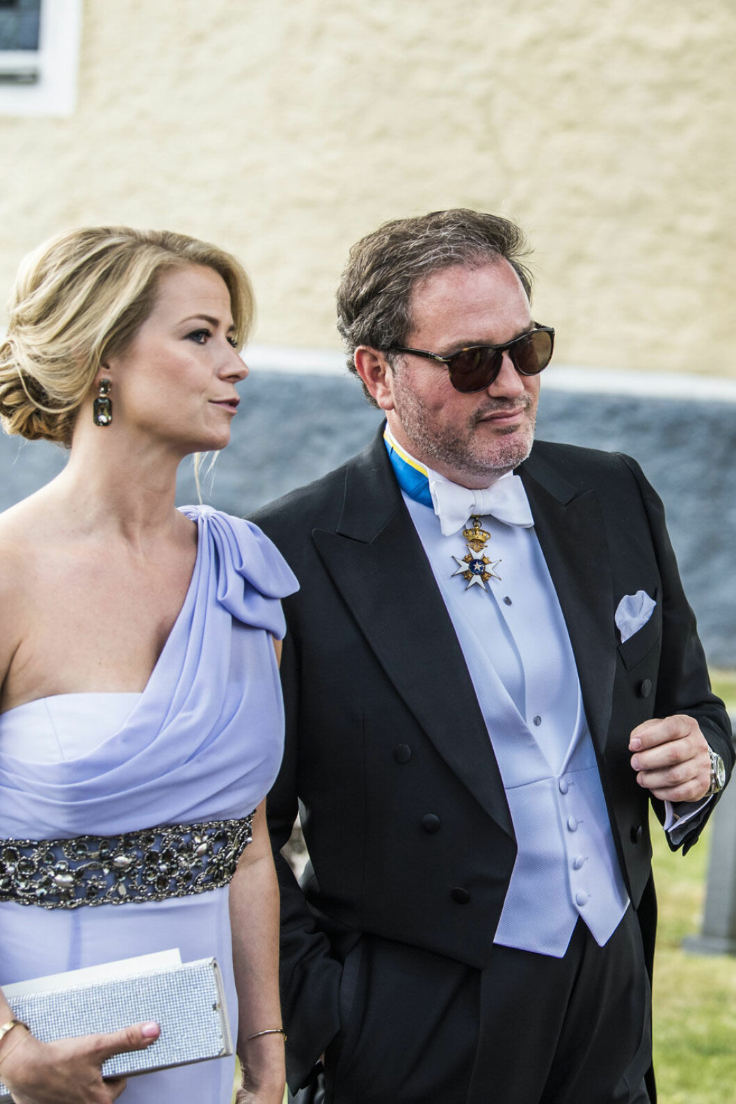 Eftersom Madeleine var tärna gick Chris O'Neill med Natalie Werner.