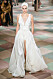 Böljande vit klänning från Dior SS19 haute couture 