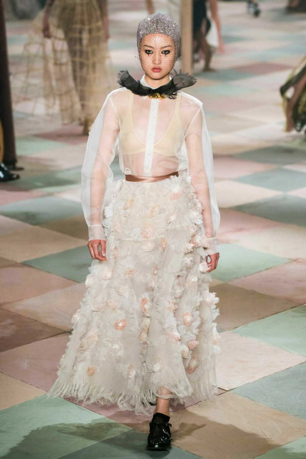 Vackert hantverk på Dior SS19 haute couture–visning