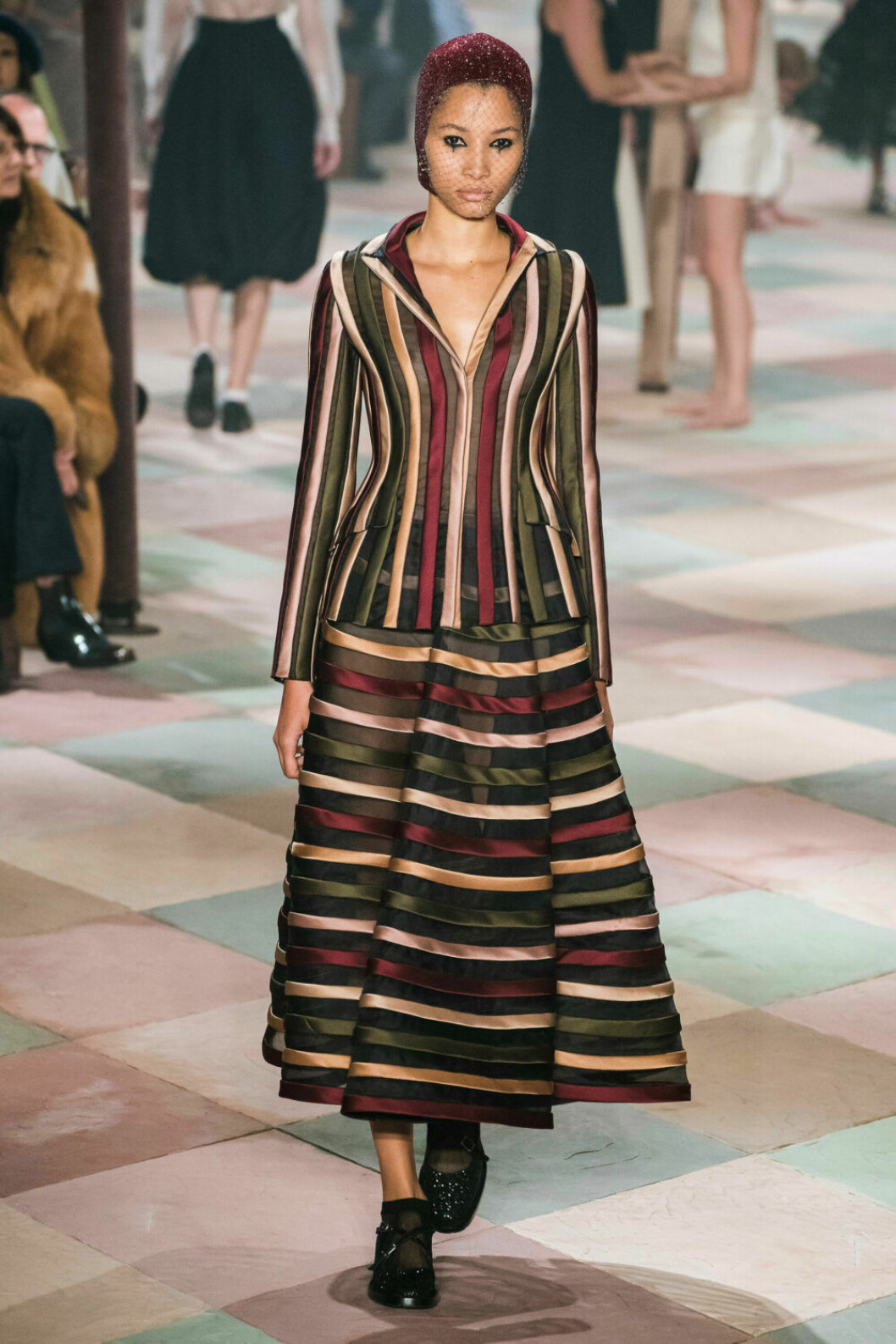 Härliga ränder på Diors SS19 haute couture–visning