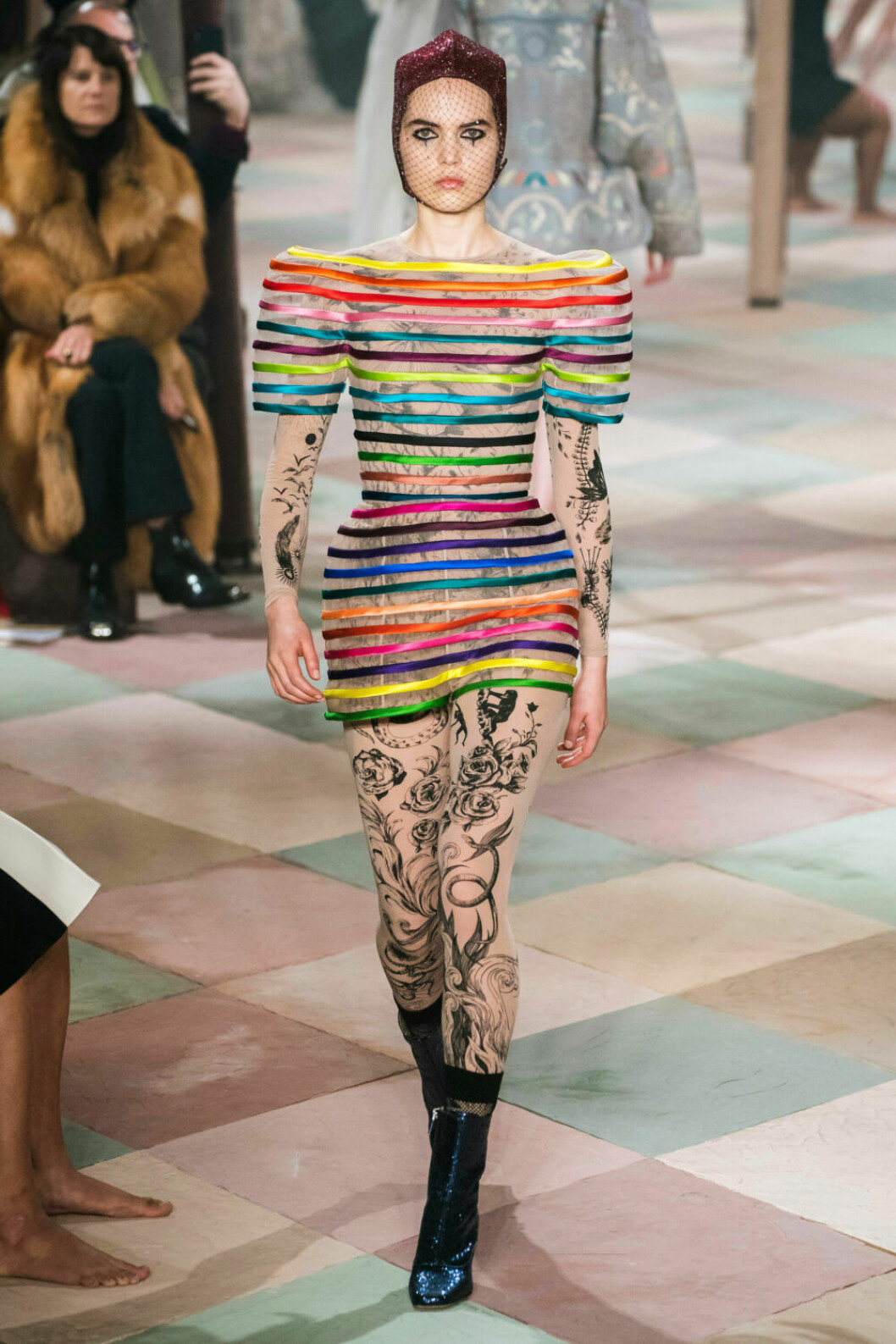 Randigt möter mönstrat på Diors SS19 haute couture–visning