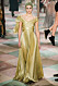 Böljande långklänning i guld på Diors SS19 haute couture–visning