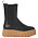 svarta chunky boots i läderimitation från H&amp;M hösten 2021