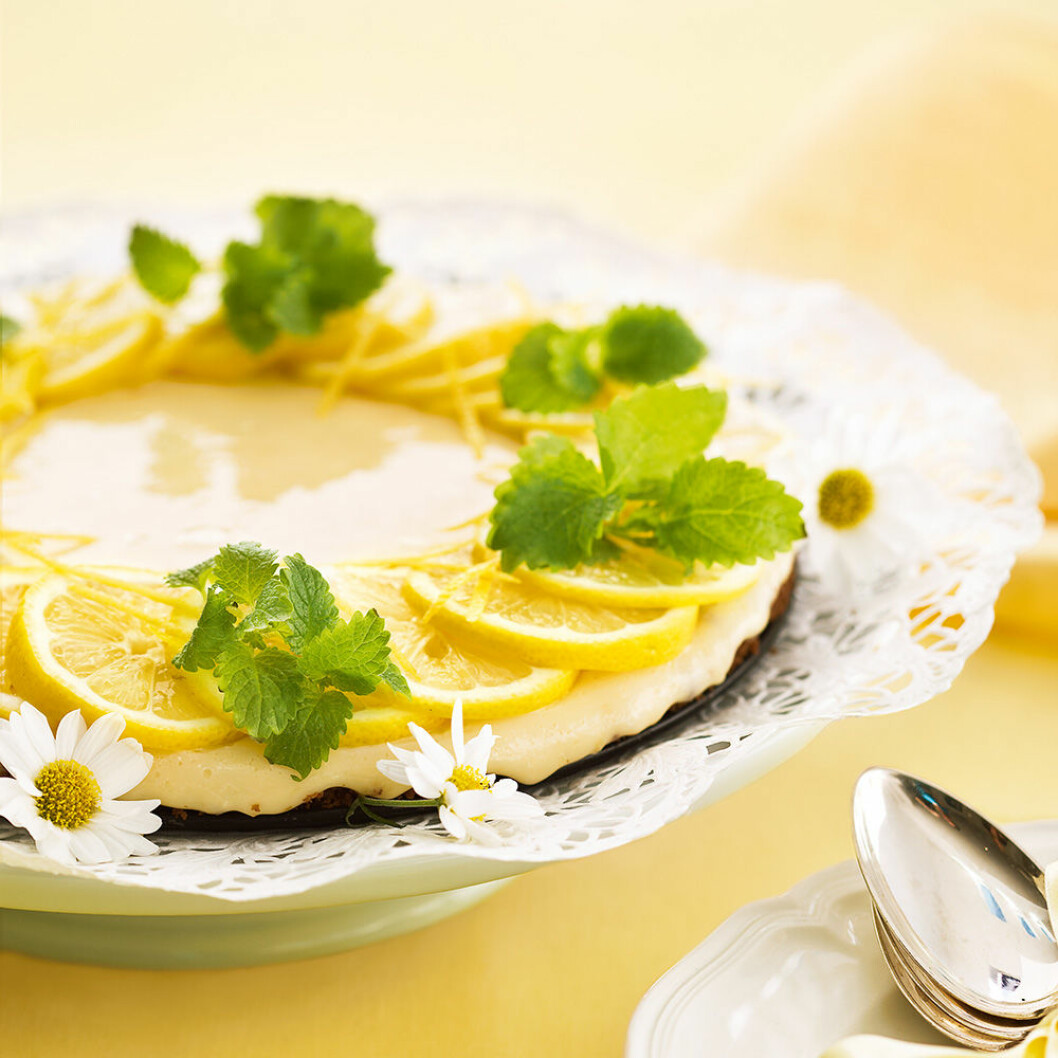 Citronkaka med kondenserad mjölk. Citronkaka med kondenserad mjölk.