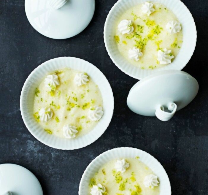 Gräddig citronmousse Citronmousse
