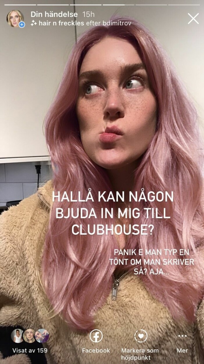 Jag står för att jag tiggde öppet i sociala medier. Det funkade ju. Louise Åström ELLE