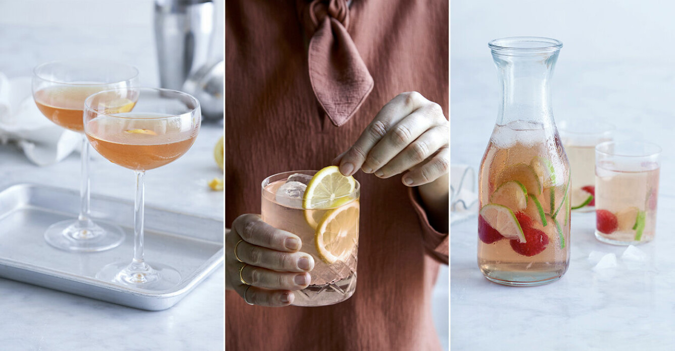 3 lyxiga cocktails med rosé