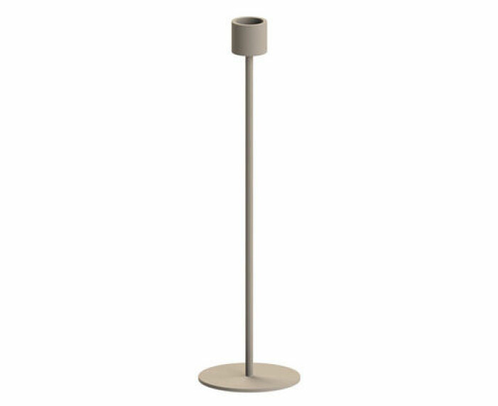 beige hög ljusstake