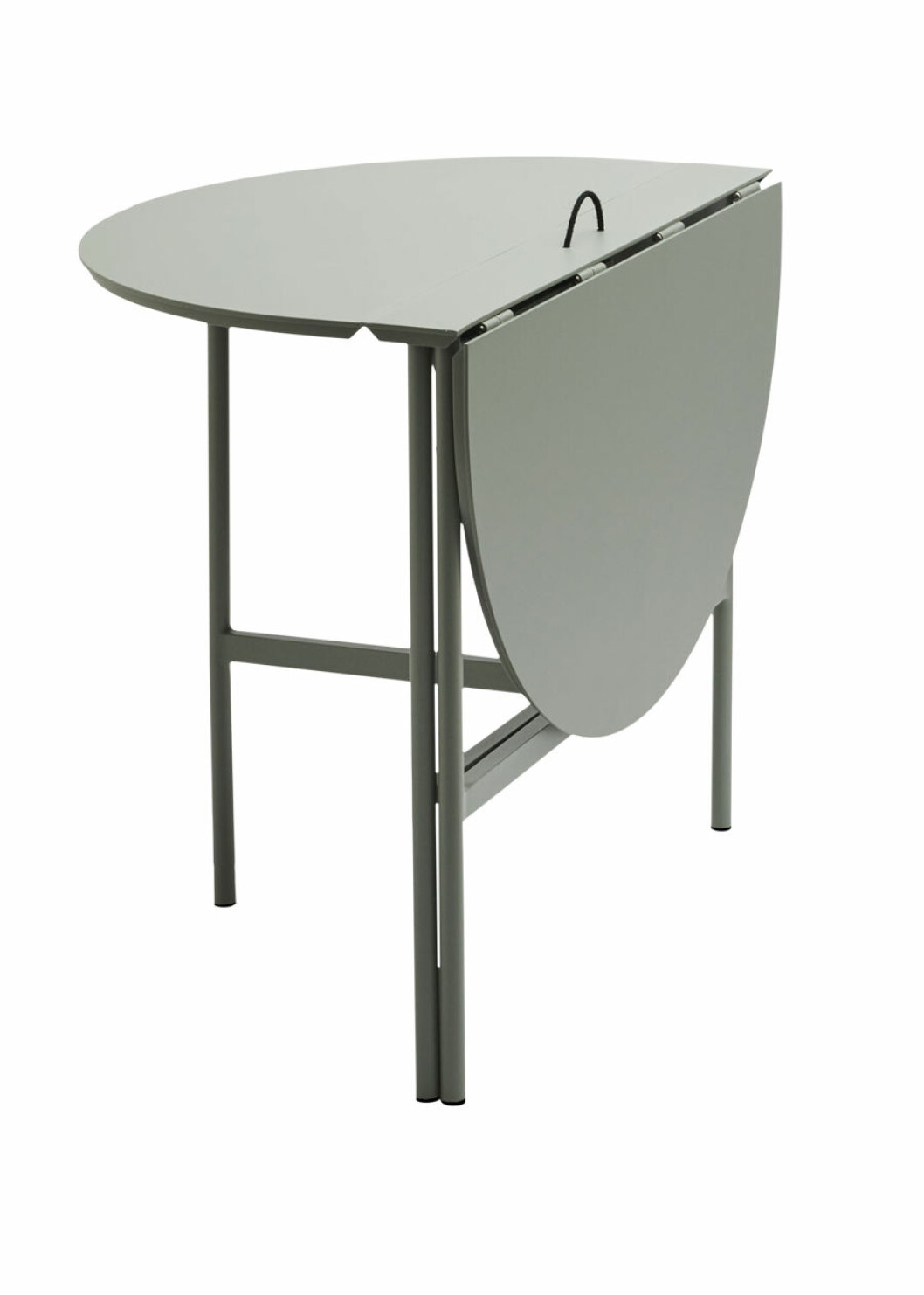 Grönt fällbart bord