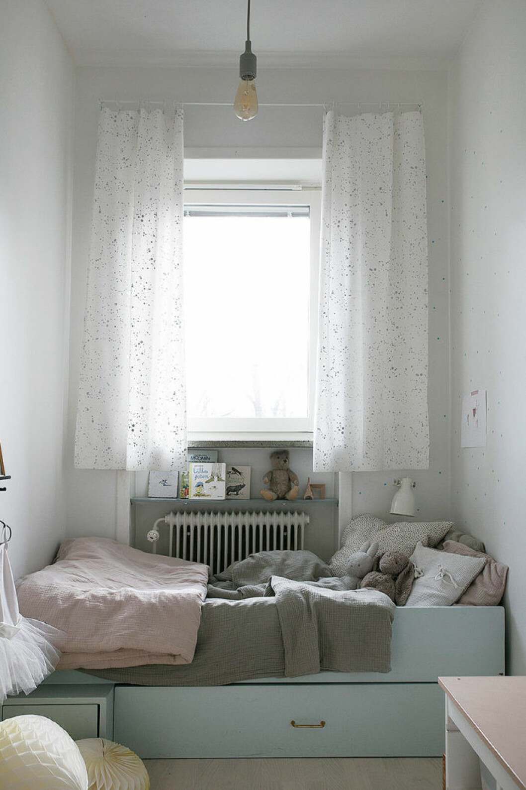 Compact living säng på tvären i barnrum