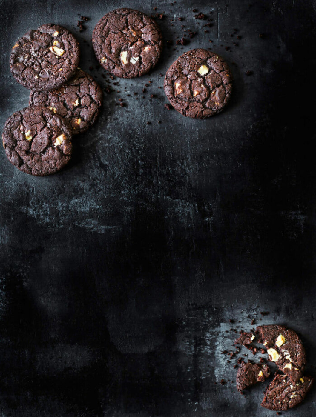 Drömmiga cookies med vit choklad. Recept på cookies med vit choklad