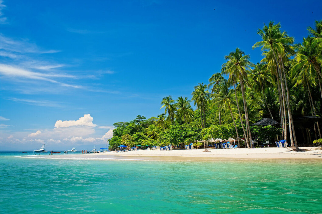 Strand i Costa Rica