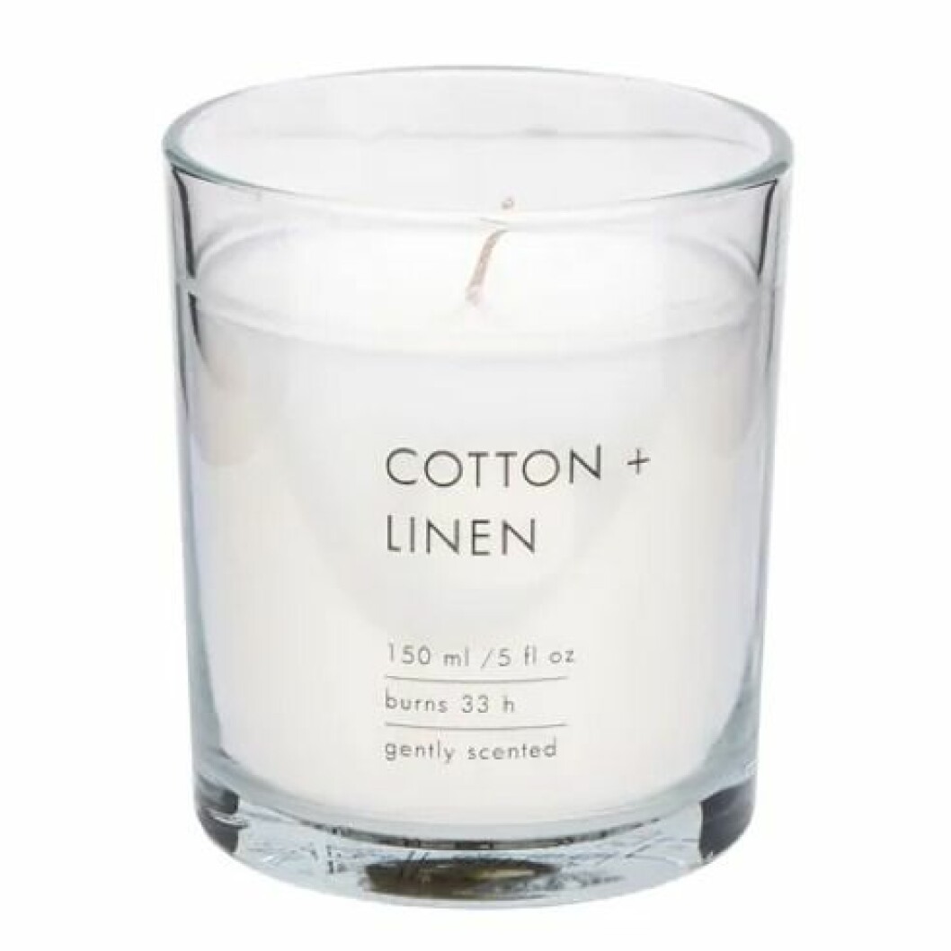 Doftljus Cotton och Linen från Lagerhaus