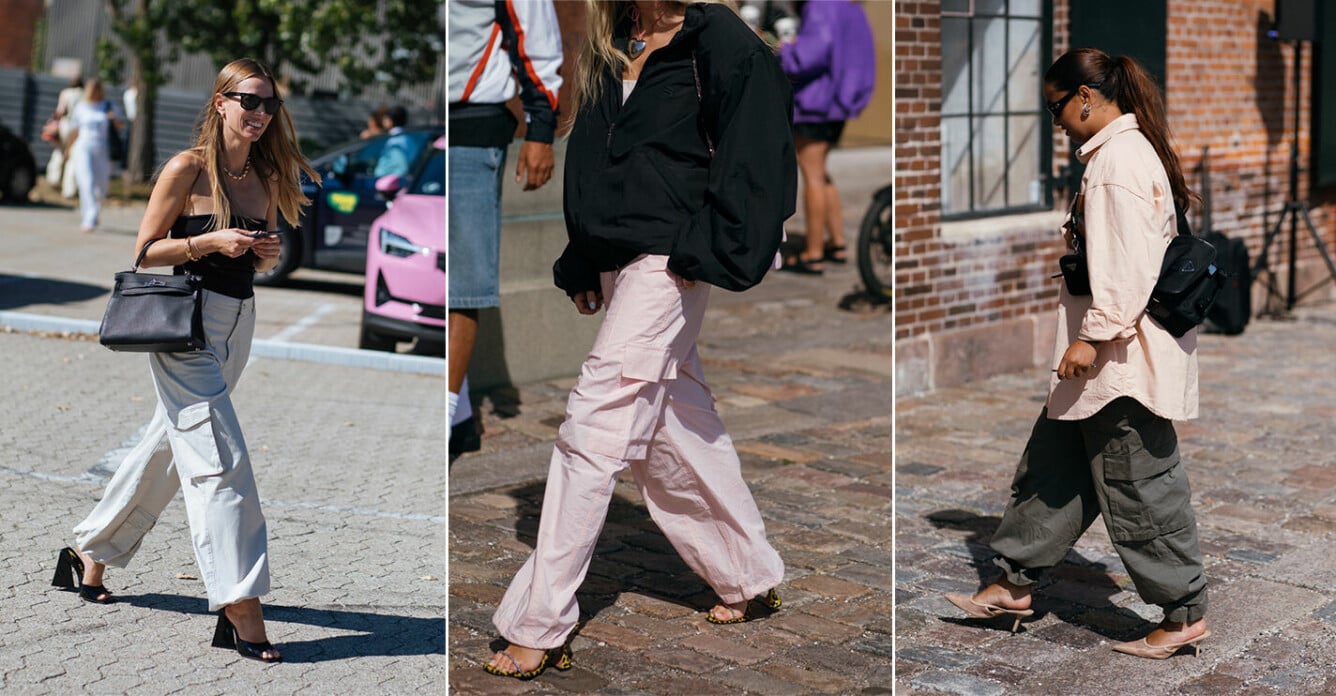 Streetstyle-looks från Köpenhamns modevecka som får oss att vilja bära cargobyxor.