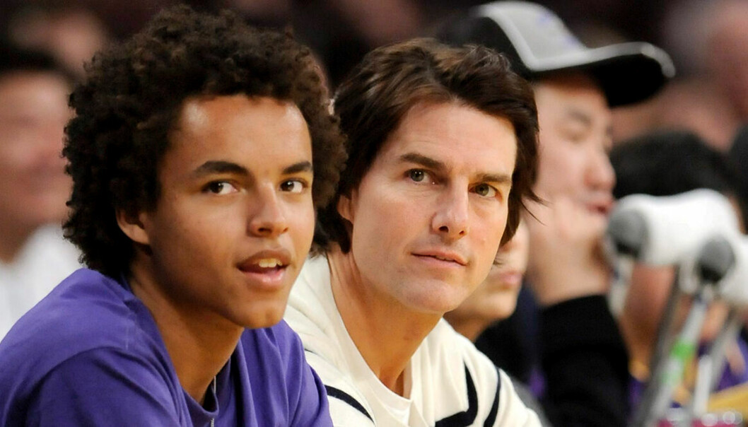 Connor och Tom Cruise 2011.