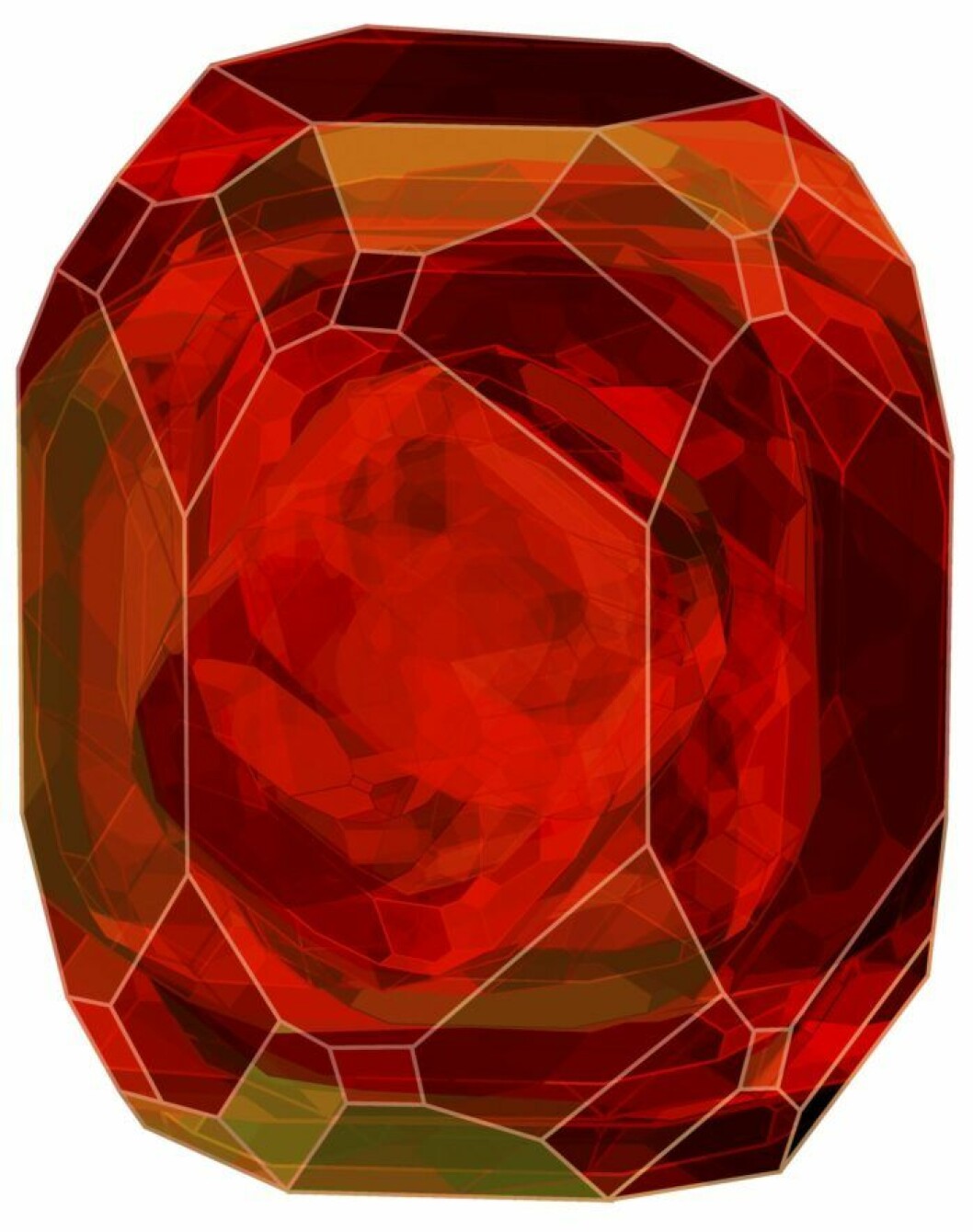 Foto: Moooi Carpets Crystal red rug, trendig 2019.