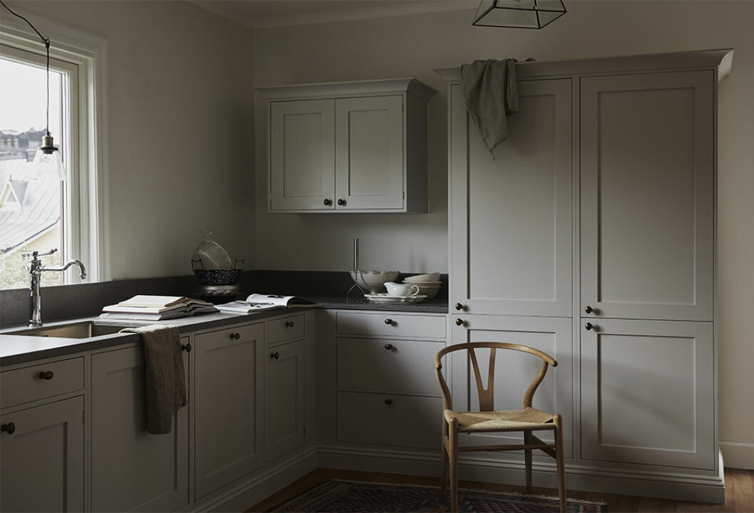 Grått shakerkök från Cupboards & Goods