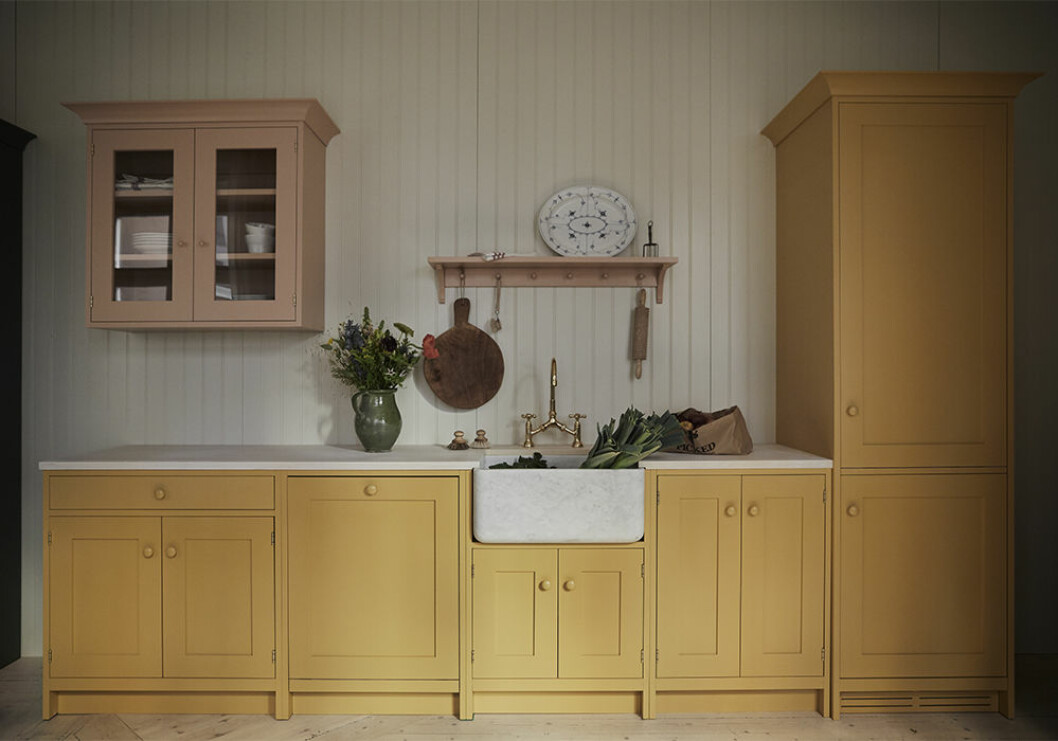 Shakerkök till Carl Larsson-gården i Sundborn från nya Cupboards & Goods