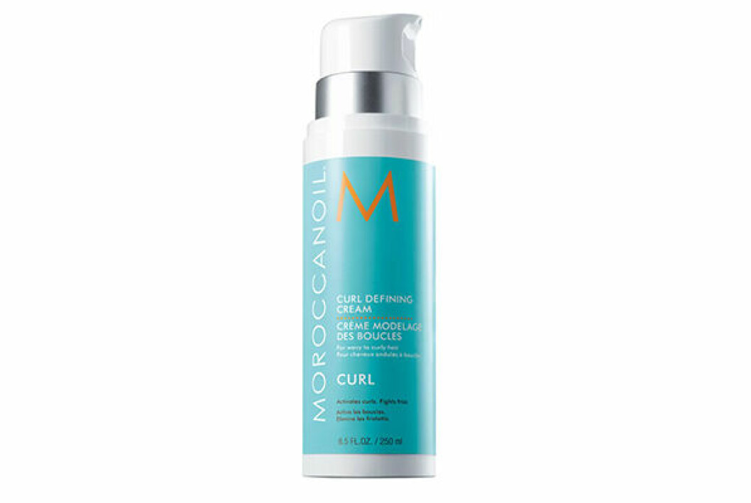 curl cream moroccanoil lockigt hår självfall