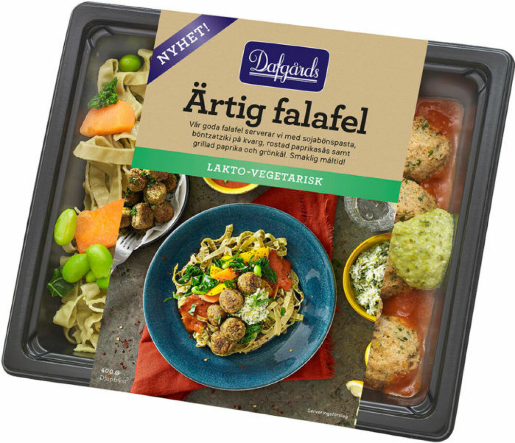 Ärtig falafel. Ärtig falafel.