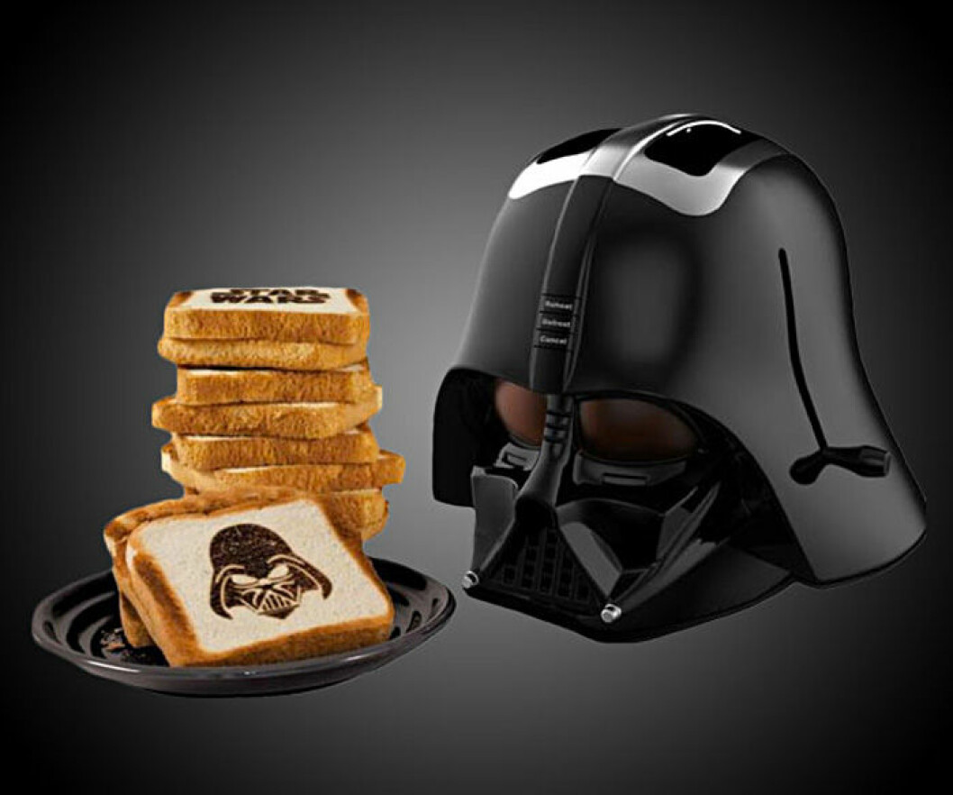 Star Wars-brödrost med Darth Vader.