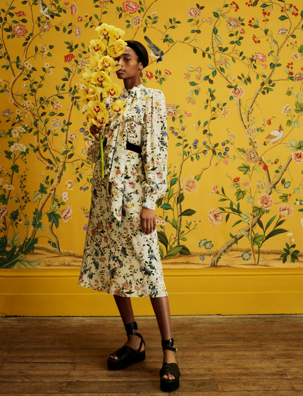 Nya tapeter samarbete Erdem De Gournay