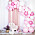 dekoration babyshower ballongbåge rosa