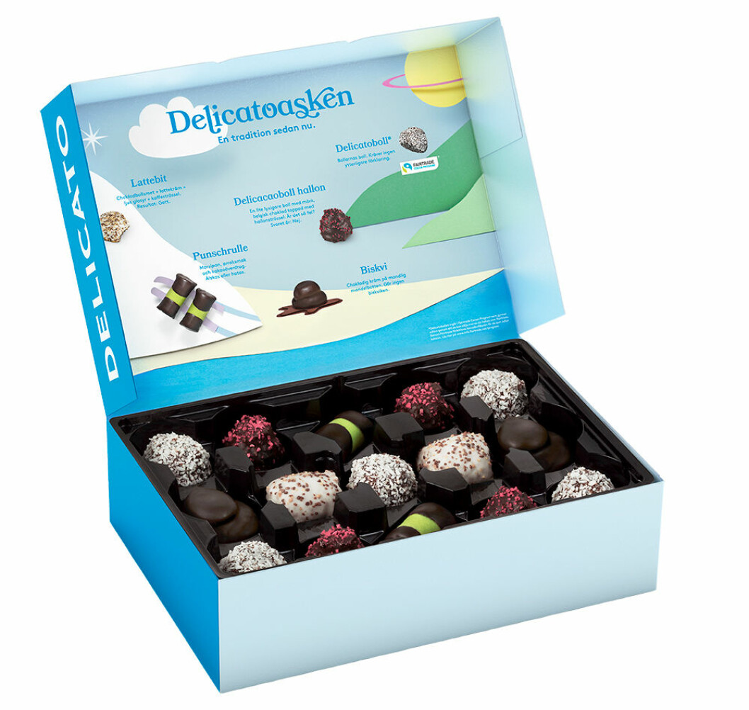 Delicatoasken med julsmaker. Delicatoasken med julsmaker