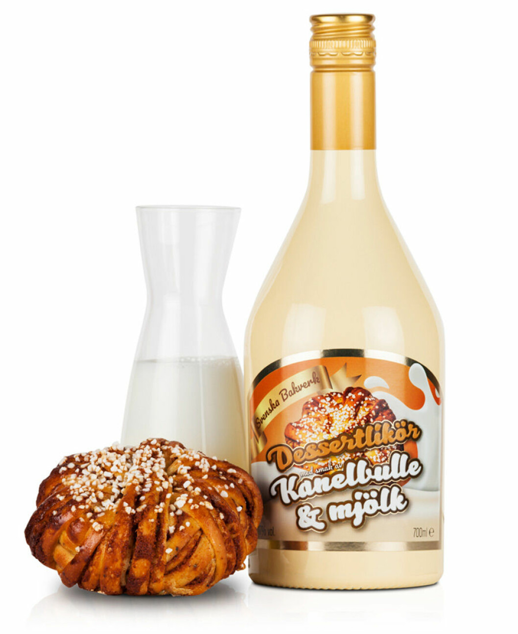 Dessertlikör med smak av kanelbulle & mjölk. Dessertlikör med smak av kanelbulle & mjölk.