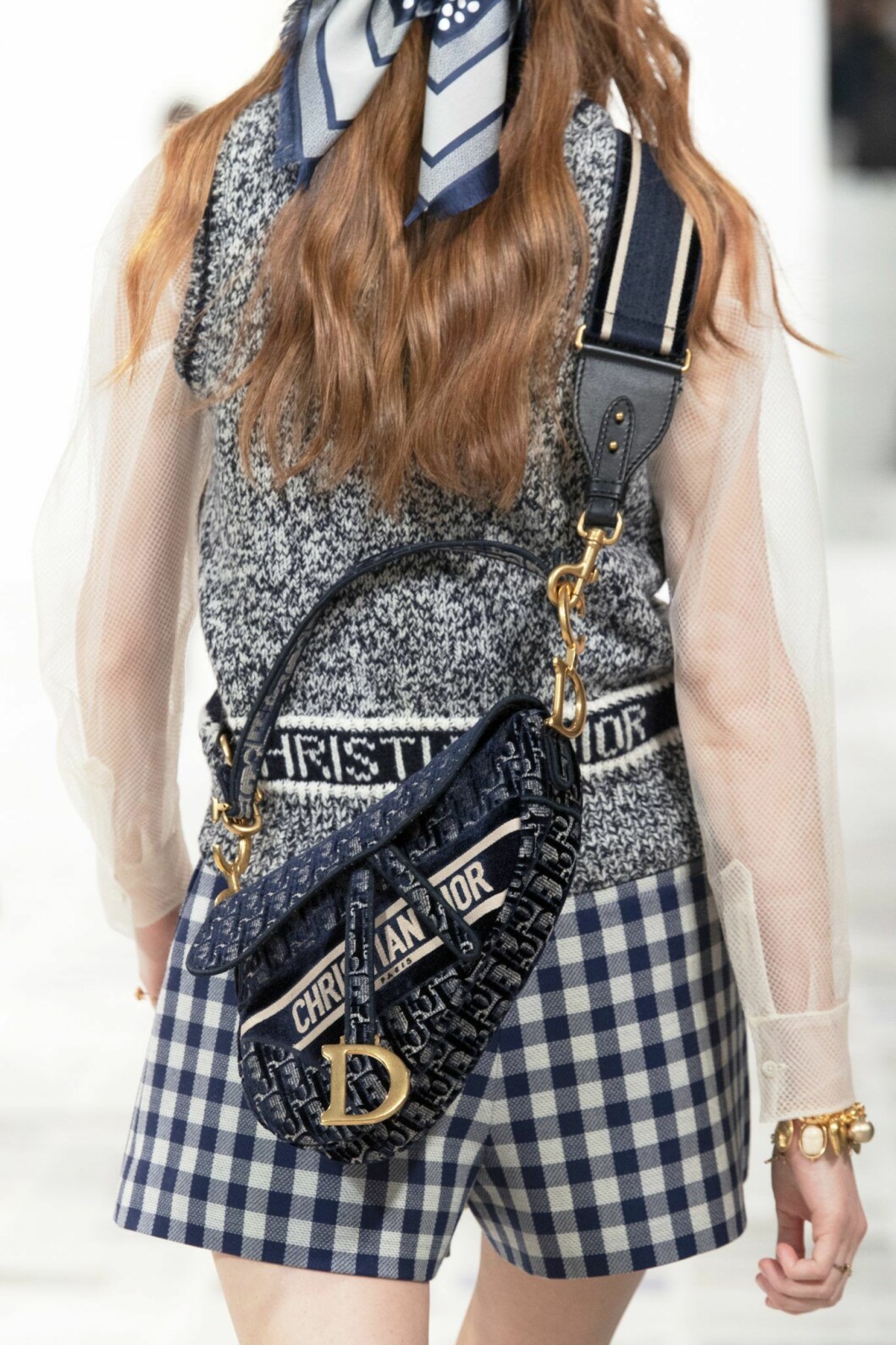 Dior saddle-bag.