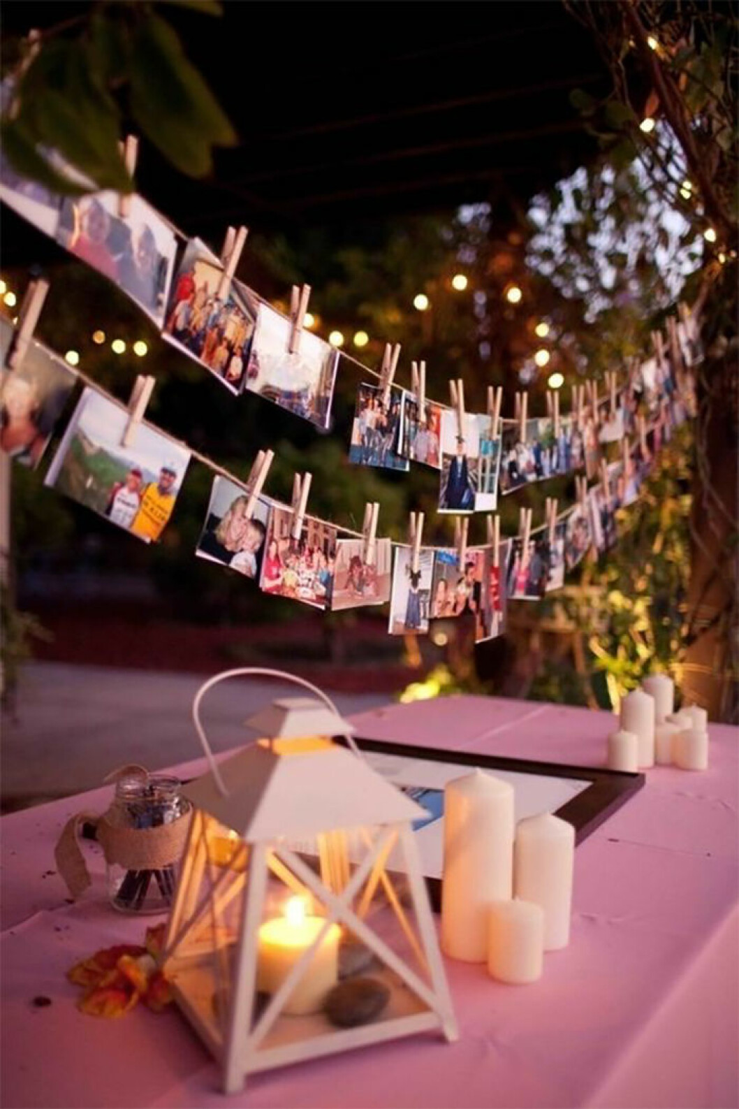 Via: <a href="http://www.weddingpartyapp.com/blog/2015/07/08/unique-diy-wedding-garland-ideas/" target="_blank" rel="noopener">weddingpartyapp</a> Fotogirlanger till bröllop.