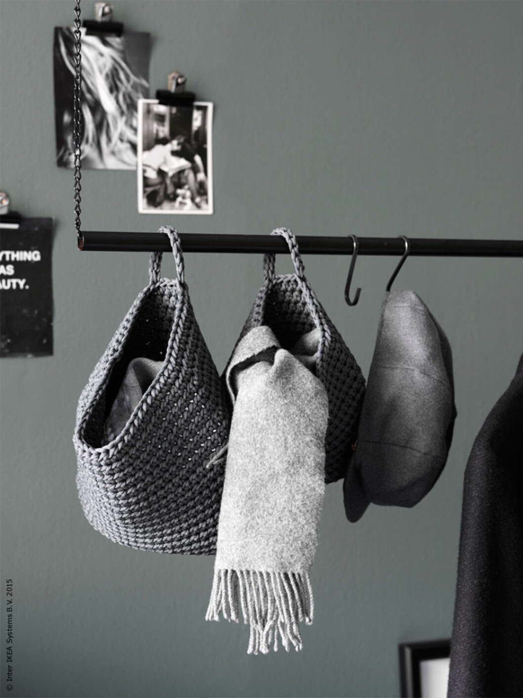 Foto: Ragnar Ómarsson Styling: Pella Hedeby för <a href="https://livethemma.ikea.se/diy-kladstang/" target="_blank" rel="noopener">Ikea Livet Hemma</a> diy-projekt klädstång från ikea livet hemma