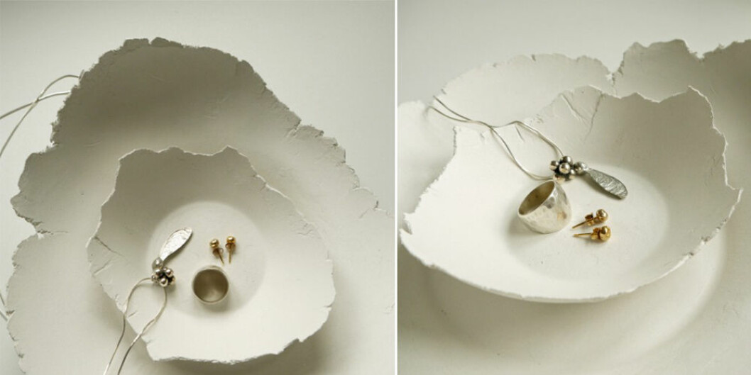 Foto: <a href="https://makery.co.uk/2015/03/diy-torn-clay-bowls/" target="_blank" rel="noopener">Makery.co.uk</a> skål i lera diy projekt
