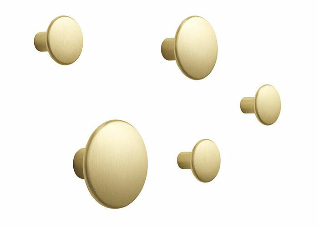Dots krokar i mässing från Muuto