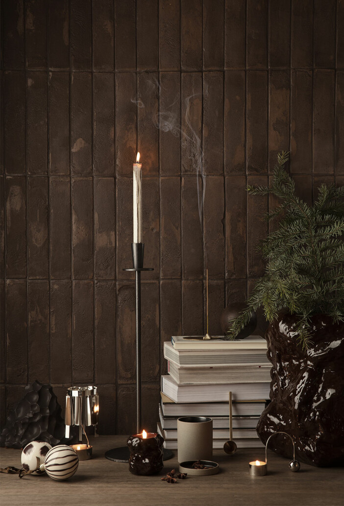 Dova, jordnära färger dominerar både i höst och i jul. Foto: Ferm living dova naturnära toner hos ferm living julen 2020