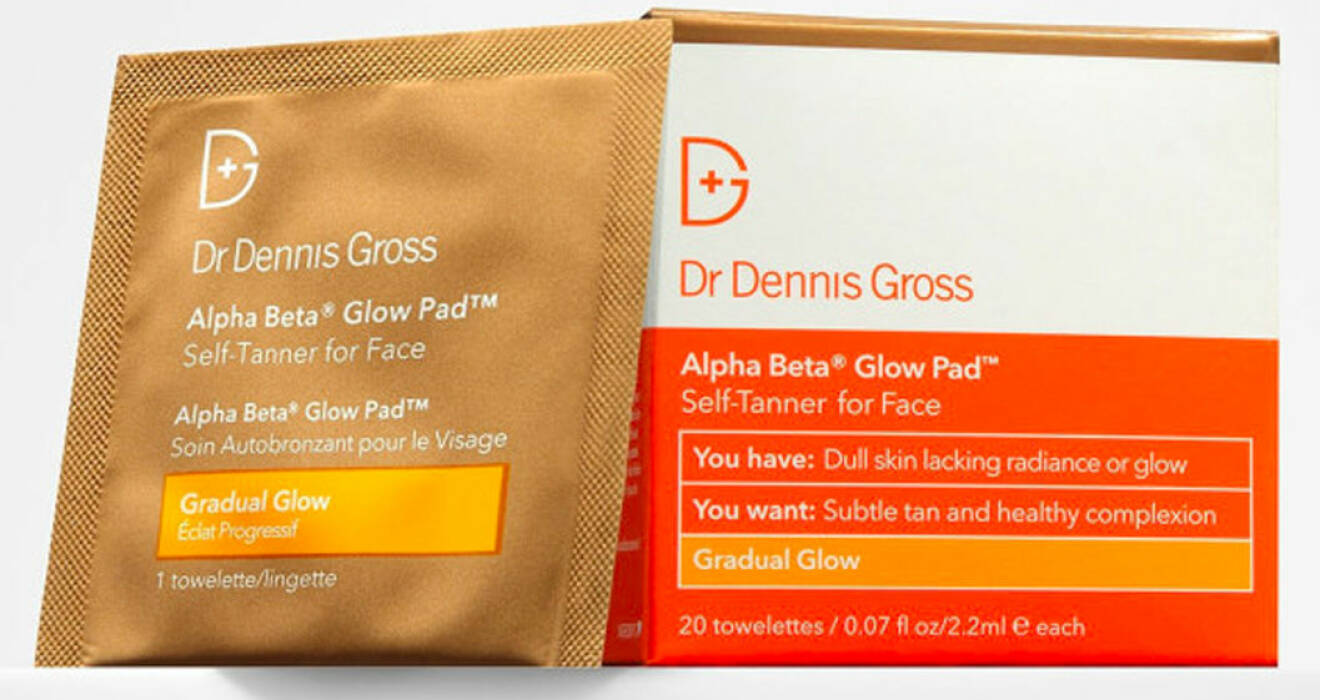 Dr. Dennis Gross alpha beta pad bästa brun utan sol wipes
