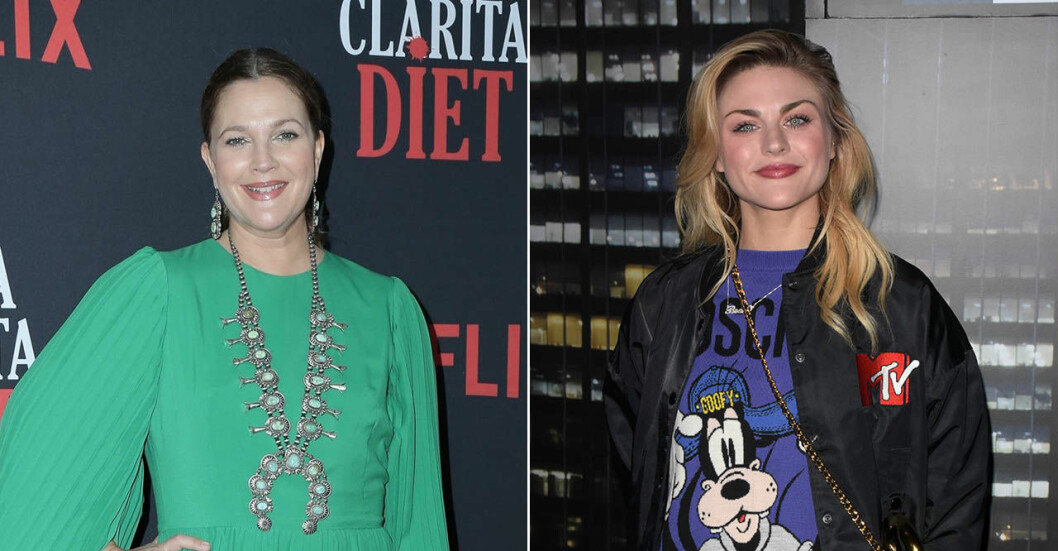 DREW BARRYMORE och FRANCES BEAN COBAIN
