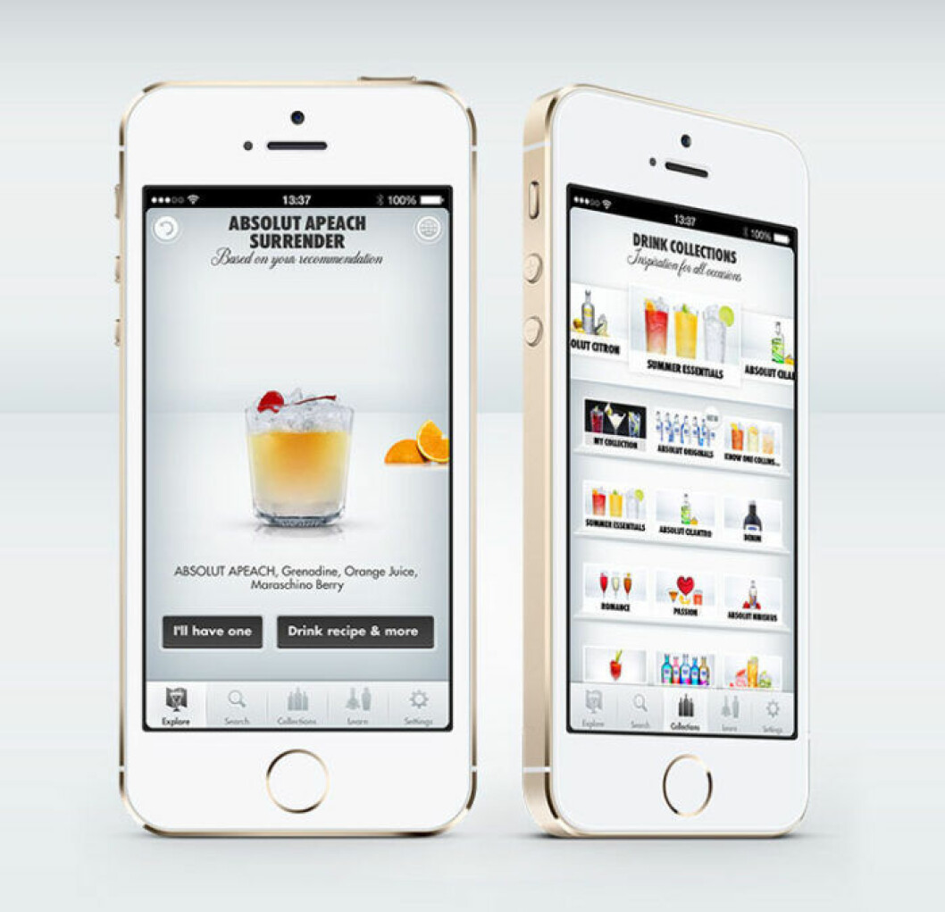 Drink-appen Drinkspiration