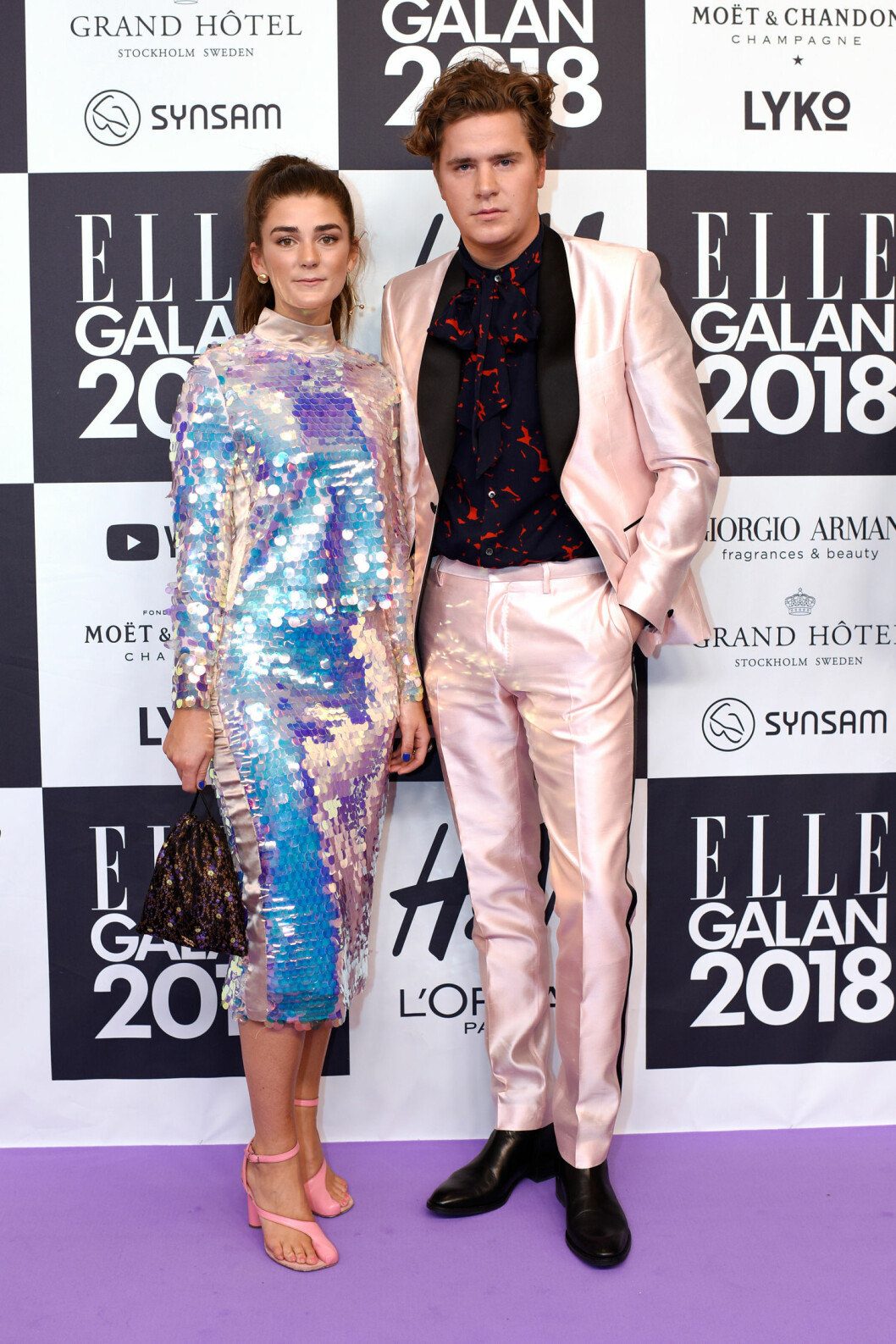 Linn Eklund i Tiger Of Sweden på ELLE-galan 2018